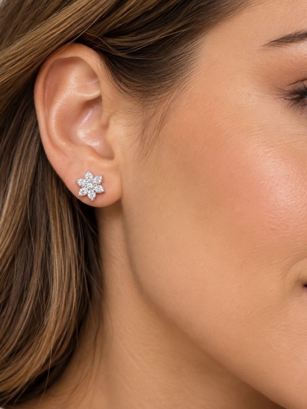 COPY - Genuine diamond earrings